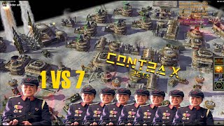 CampC Generals Contra X Beta 1 VS 7 Insane AI Nuke generals derby [upl. by Burrus]