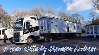 Willerby Sheraton 2022 Arrives at Caravans in the Sun UK Showground Mobile Homes for Sale Visit Us [upl. by Seiter657]