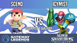 Gateway Legends  Losers Top 8 Qualifier  ScendNess Vs IcyMistSamus [upl. by Arrim]