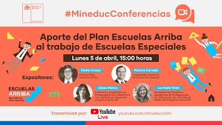 Webinar Aporte del Plan Escuelas Arriba al trabajo de Escuelas Especiales [upl. by Adnuhsal]