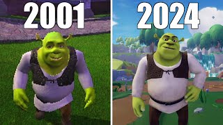 Evolution of Shrek Games 20012024 [upl. by Libre905]