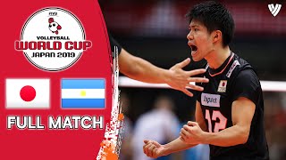 Japan 🆚 Argentina  Full Match  Men’s Volleyball World Cup 2019 [upl. by Ileek335]