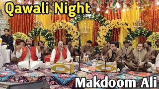 Qawali Night Makdoom Ali New qawal entry Part 6 singing night [upl. by Reni]