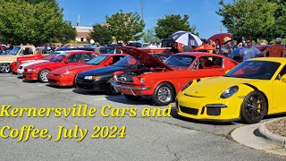 Kernersville Cars and Coffee July 6 2024 [upl. by Aicirtak]