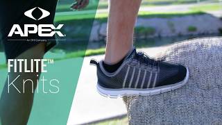 Apex Foot Health Mens amp Womens FitLite Knit Shoes [upl. by Beera153]