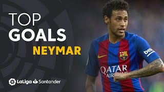 TOP 10 GOALS LaLiga Neymar Jr [upl. by Rett]