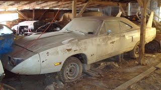 Epic Barn Find in Midwest Superbird Talladega Charger 500 and MORE [upl. by Eelydnarb]