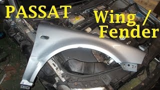 Volkswagen Passat Fender  Wing Removal [upl. by Ahseekal]