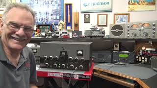 Johnson Viking II transmitter interstage transformer inverter tube module replacement live demo [upl. by Berlinda578]