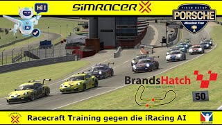 AI Rennen aus dem Offical Kalender erstellen  Training für Porsche Cup Woche 9 auf Brands Hatch [upl. by Asreht]