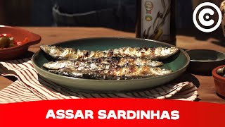 Como Assar Sardinhas na Grelha  Receita de Peixe [upl. by Oznecniv]