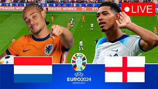 Netherlands vs England Live  UEFA Euro 2024  Full Match amp EAFC 24 Gameplay [upl. by Yllier]