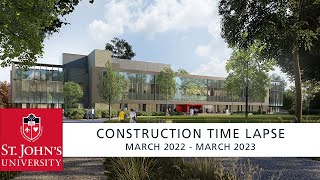 St Johns University St Vincent Health Sciences Center Time Lapse March 2022 to March 2023 [upl. by Shanta458]