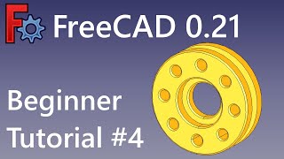 FreeCAD Beginner Tutorial 4 [upl. by Angelia]