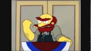 Groundskeeper Willie Mayor speech [upl. by Emalee186]