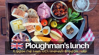 How to make a classic Ploughmans lunch  British recipes [upl. by Yanarp]