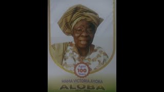 Commendation Service in honor of MAMA VICTORIA AYOKA ALOBA in Lagos Nigeria [upl. by Comptom176]