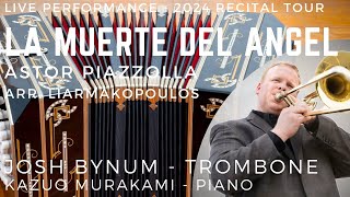 Astor Piazzolla  La Muerte del Angel  Josh Bynum amp Kazuo Murakami [upl. by Audette]