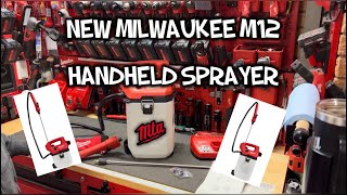 NEW Milwaukee M12 Handheld 2 Gallon Sprayer [upl. by Merow]