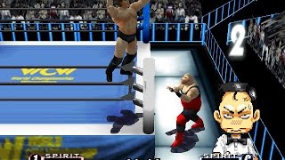 N64 Virtual Pro Wrestling 64  Ken Shamrock vs Big Van Vader [upl. by Assenov214]