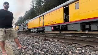 Union Pacific Big Boy 4014 High Balling Through Colfax 71424 [upl. by Burgess]