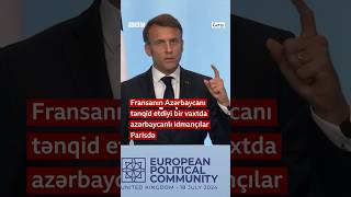 Fransanın Azərbaycanı tənqid etdiyi bir vaxtda azərbaycanlı idmançılar Parisdə [upl. by Rehctaht]