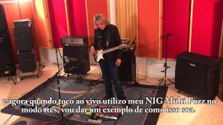 Andy Timmons Plays and Shows GNINIG Fuzz pedal  Mesa Boogie  GNI  Ibanez  Sydnei Carvalho [upl. by Angelle939]