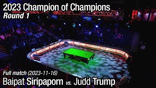 2023 Champion of Champions Round 1 Baipat Siripaporn vs Judd Trump Full Match [upl. by Moira]