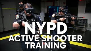 NYPD using VR to train for active shootings and reallife scenarios [upl. by Anneiv924]