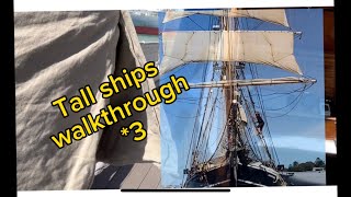 Historic tallship walkthroughs…a step into the past [upl. by Gannie358]