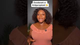 Deodorant vs Antiperspirantwhich is better hygiene deodorant smellgood sweat fyp tips [upl. by Eellah]