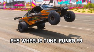 FORZA HORIZON 5 WHEELIE TUNE FUNCO F9 [upl. by Nnasus]