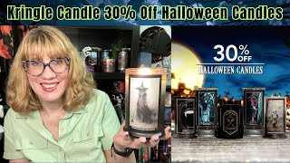 Kringle Candle 30 Off Halloween Candles [upl. by Ahsirahc672]