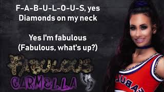 Carmella WWE Theme  Fabulous lyrics [upl. by Appledorf554]