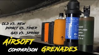 Airsoft Grenades Comparison Storm DTonator  Storm Apocalypse  AI Tornado 1amp2  Begadi Spring [upl. by De Witt742]