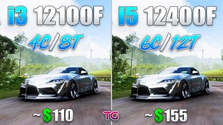 i3 12100F vs i5 12400F  Test in 10 Games [upl. by Herrmann]