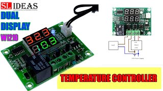 How to use W1219 Temperature controllerDUAL Display [upl. by Pleione178]