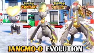 Jangmoo Evolve Into Hakamoo amp Kommoo In Pokemon Scarlet amp Violet  The Teal Mask DLC [upl. by Lalla949]