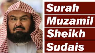 SURAH MUZAMMIL 7 TIMES FOR WEALTH BY SHEIKH SUDAIS [upl. by Airdnua29]