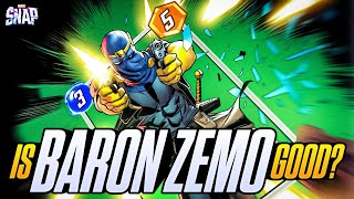 AN HONEST REVIEW of BARON ZEMO Marvel Snap First Impressions [upl. by Nitsa]