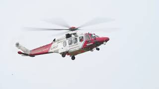 Rescue 199 lands Prestwick Airport [upl. by Sherilyn]