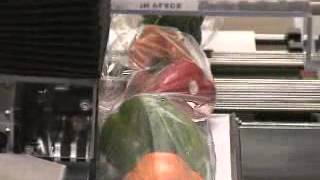 Shrinkwrapping Produce  Conflex AdvantEdge Rotary Shrinkwrapper [upl. by Anitteb851]