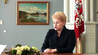 15minlt interviu su Dalia Grybauskaite [upl. by Ase]