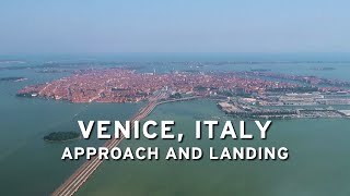 🇮🇹 Venice Italy  Approach and landing [upl. by Jennie]