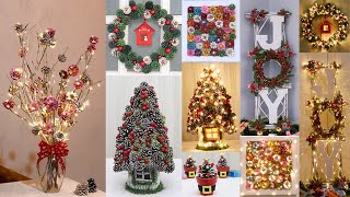 10 Christmas decoration ideas with pine cones [upl. by Nnylyram]