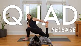 Quad Release  15 minute Yoga Practice [upl. by Drexler946]