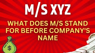 What is ms in company name  ms prefix in firm name meaning  ms meaning in english [upl. by Marucci]