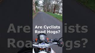 Are Cyclists Road Hogs shorts motorcycle bike cycling [upl. by Aihsaei412]