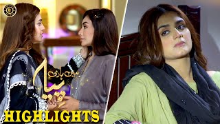 Mein Hari Piya Episode 21  Highlights  Hira Mani amp Sami Khan  Top Pakistani Drama [upl. by Manchester]