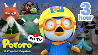 🎬Pororo Teatro de Episodios  Hay Un Monstruo  Póroro Español  Episodios Completos [upl. by Tuesday]